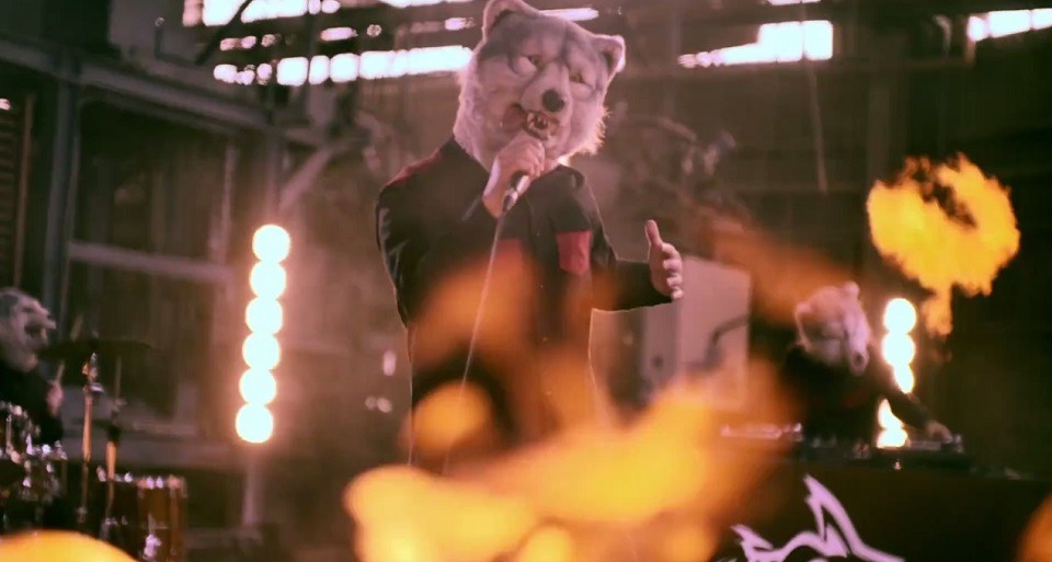 MAN WITH A MISSION「My Hero」ミュージックビデオのワンシーン。