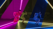 「FUSION」中継映像のワンシーン。 (c)docomo FUTURE-EXPERIMENT VOL.01 距離をなくせ。