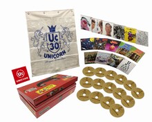 ユニコーンデビュー30周年記念ボックス「UC30 若返る勤労」内容