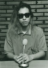 1988～89年「オールナイトニッポン」パーソナリティ担当時の大槻ケンヂ。