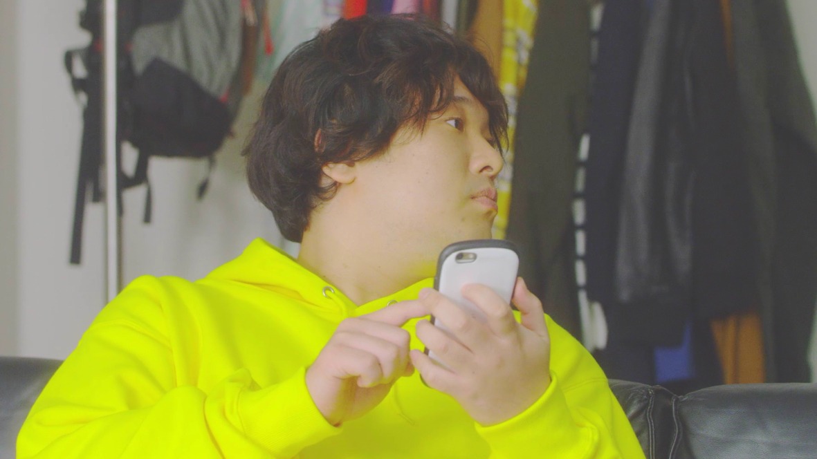 「お風呂上がりにパピコ」のワンシーン。