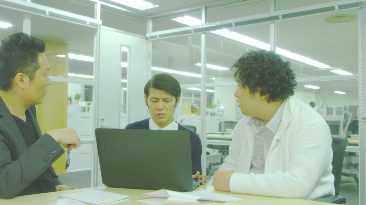 「お風呂上がりにパピコ」のワンシーン。