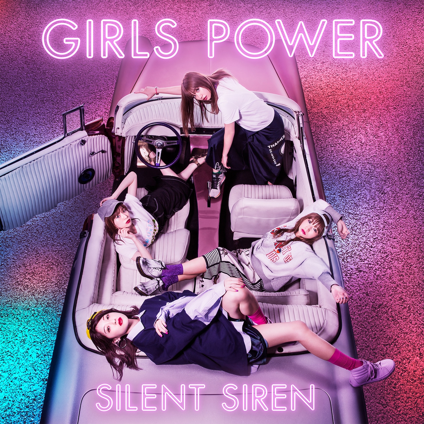 SILENT SIREN「GIRLS POWER」通常盤ジャケット