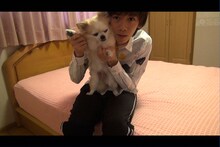 リョウガと愛犬ティアラ。(c)TBS