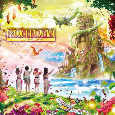 ゆるめるモ！「YOUTOPIA」初回限定盤ジャケット