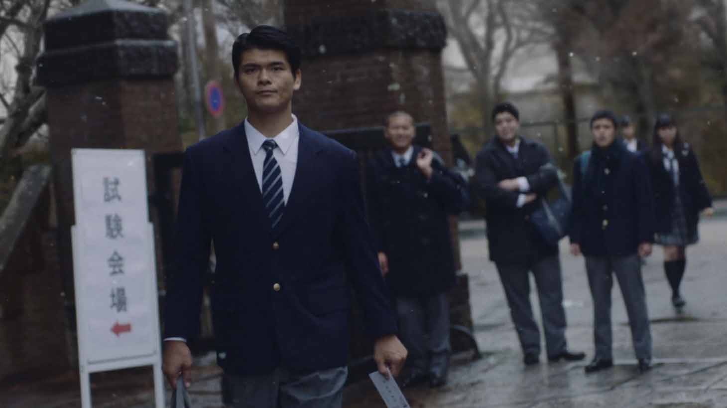 「～受験だって、団体戦だ。～『受験にinゼリー』篇」のワンシーン。