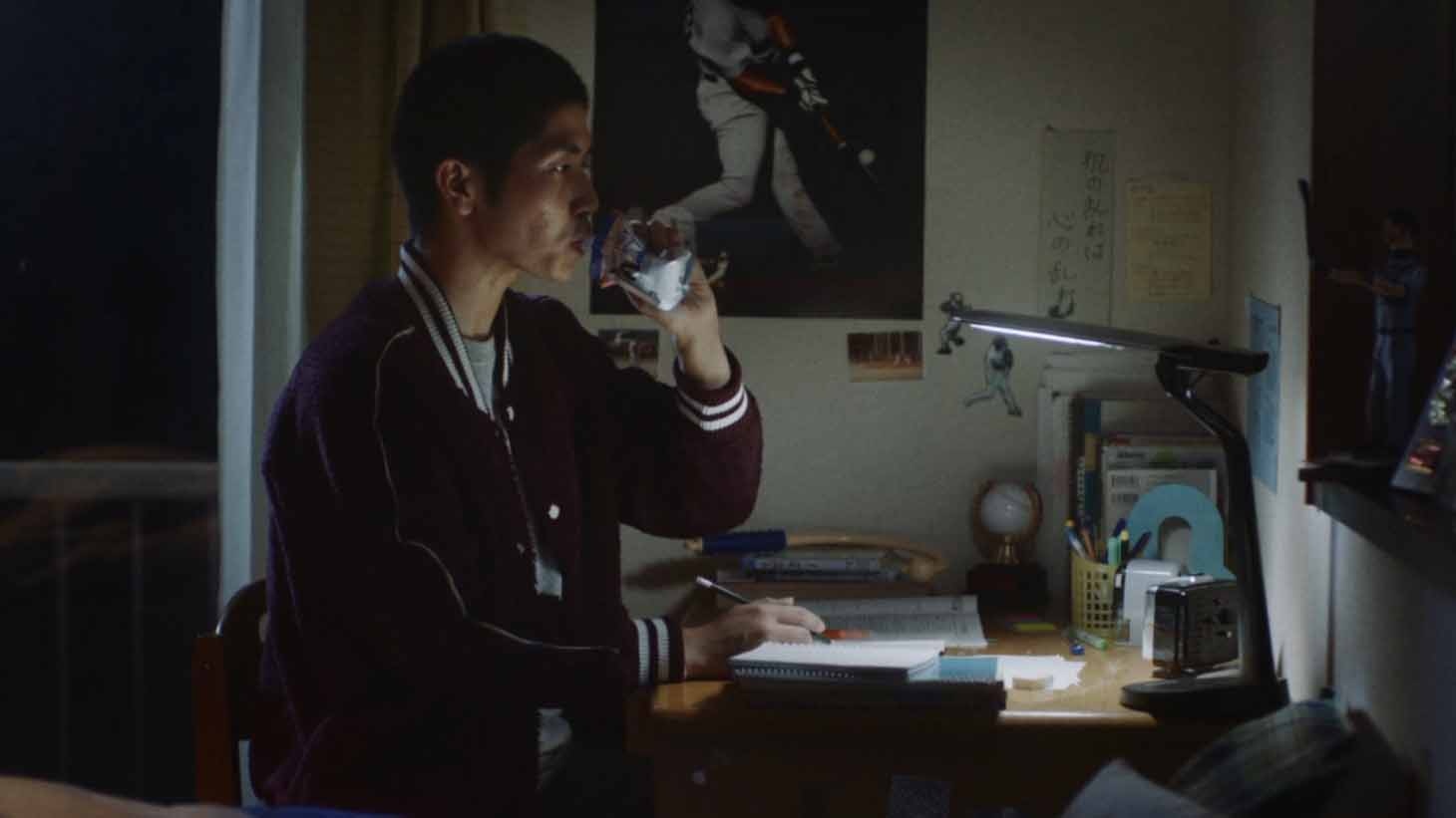 「～受験だって、団体戦だ。～『受験にinゼリー』篇」のワンシーン。