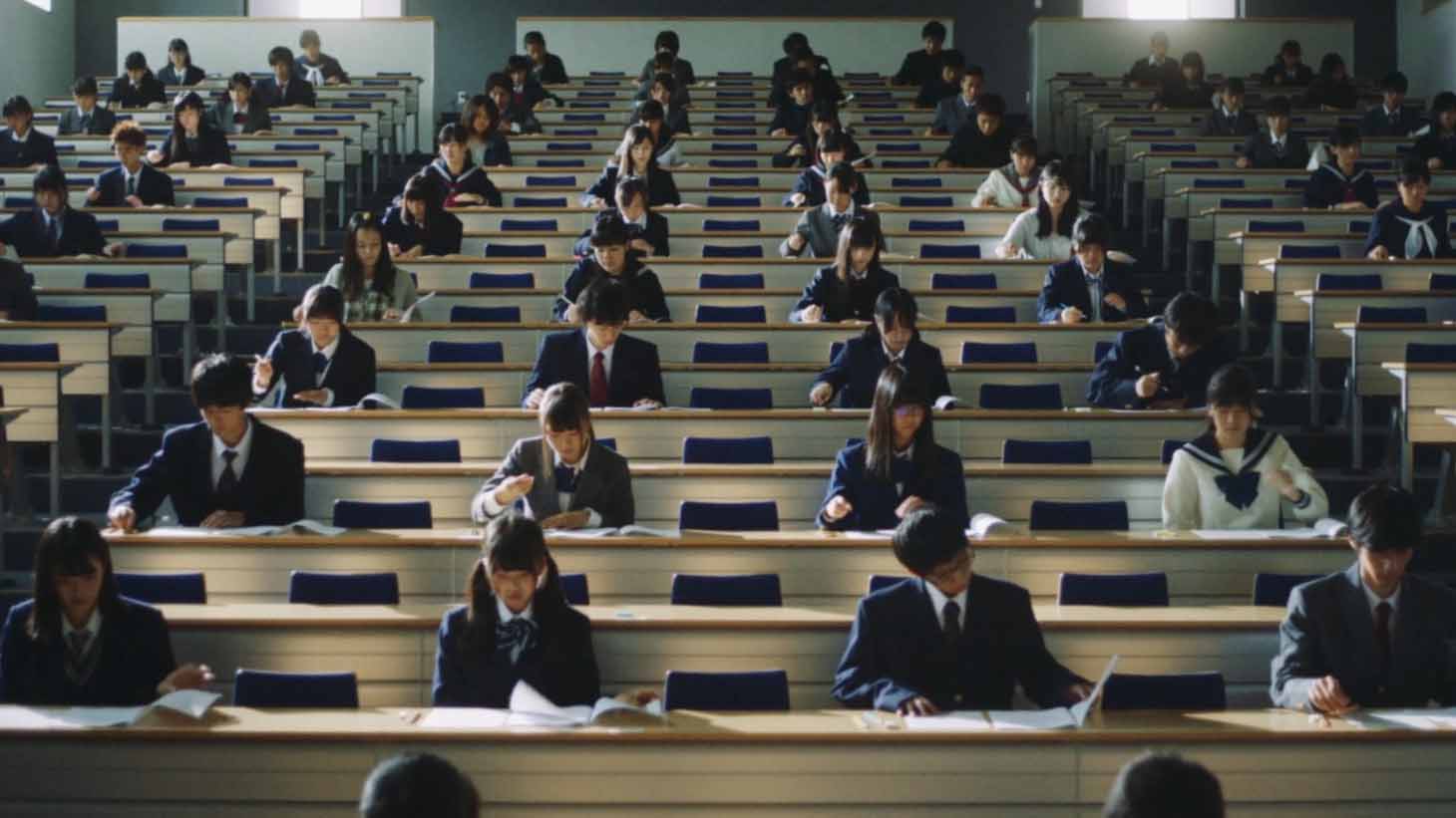 「～受験だって、団体戦だ。～『受験にinゼリー』篇」のワンシーン。