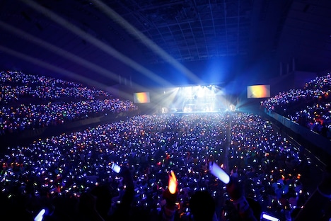 「LAWSON presents Sphere live tour 2017 "We are SPHERE!!!!!"」の様子。