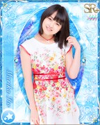 伊藤万理華の特典カードデザイン。