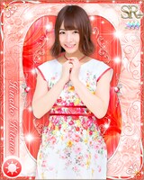 北野日奈子の特典カードデザイン。