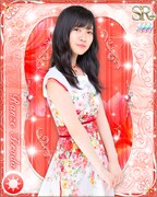 寺田蘭世の特典カードデザイン。