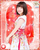 渡辺みり愛の特典カードデザイン。