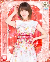 生駒里奈の特典カードデザイン。