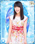 岩本蓮加の特典カードデザイン。