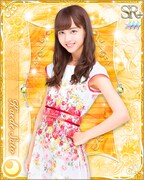 佐藤楓の特典カードデザイン。