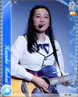 向井葉月の特典カードデザイン。