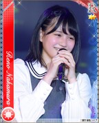 中村麗乃の特典カードデザイン。