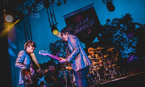 「BRADIO LA☆PA!PA!PA!PARADISE TOUR 2017」東京・Zepp Tokyo公演の様子。