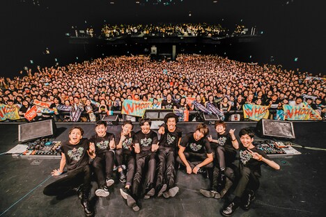 「BRADIO LA☆PA!PA!PA!PARADISE TOUR 2017」東京・Zepp Tokyo公演の様子。