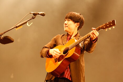 山内総一郎（Vo, G）（撮影：木村泰之）