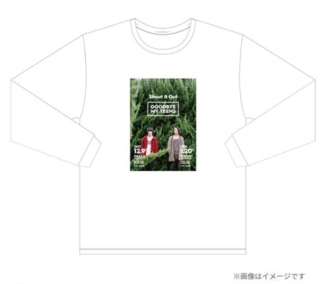 Shout it Out×川島小鳥 ロングスリーブTシャツ デザイン