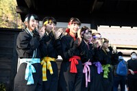 「忍野 しのびの里」で“一日くノ一“を務めたときめき▽宣伝部（写真提供：ユニバーサルシグマ）