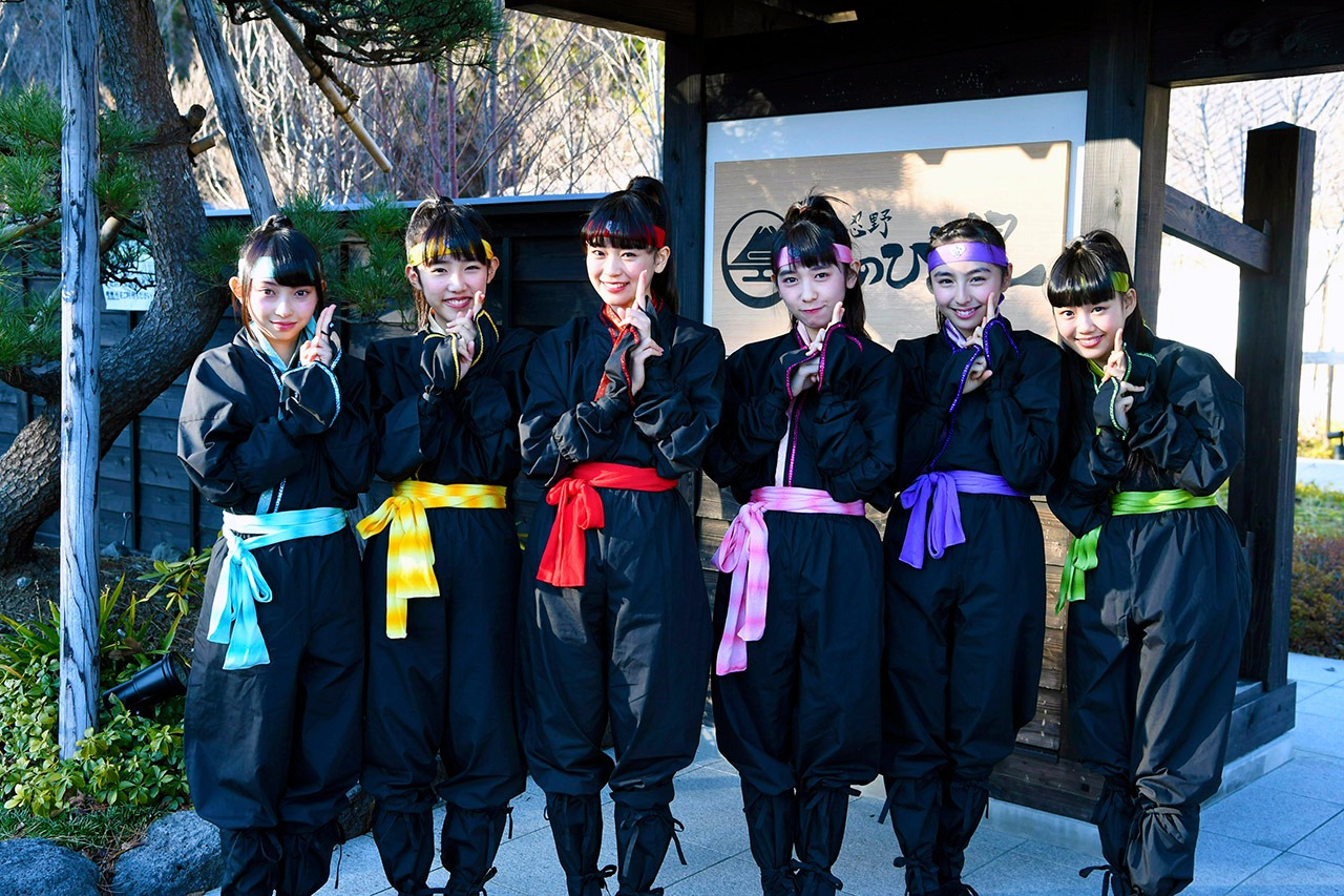 「忍野 しのびの里」で“一日くノ一“を務めたときめき▽宣伝部（写真提供：ユニバーサルシグマ）