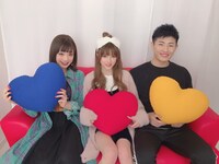 左から瀬川あやか、中野恵那、平本蓮。