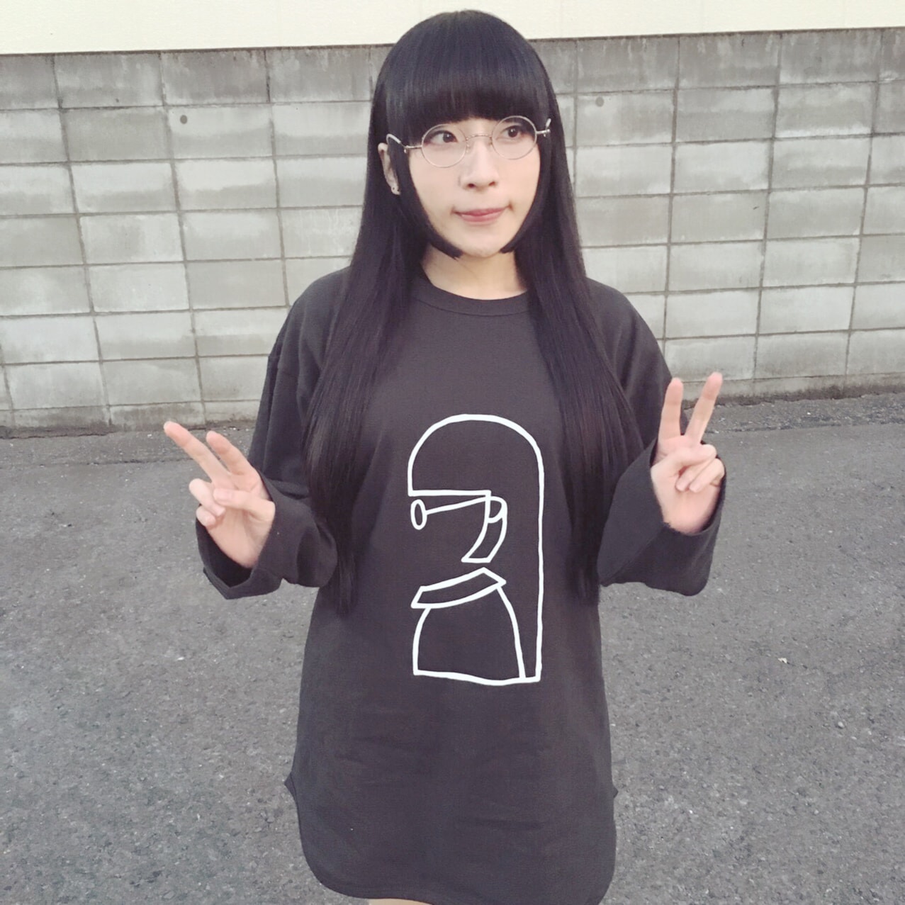 あのちゃん ロンT Tシャツ Lサイズ ユルメルモ ヴィレッジヴァン