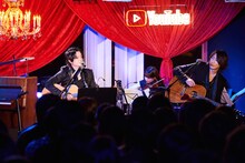 「You Tube Music Night with GLAY 『WINTERDELICS.EP～あなたといきてゆく～』」の様子。