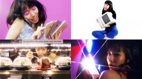 Satellite Young「Modern Romance」ミュージックビデオのワンシーン。