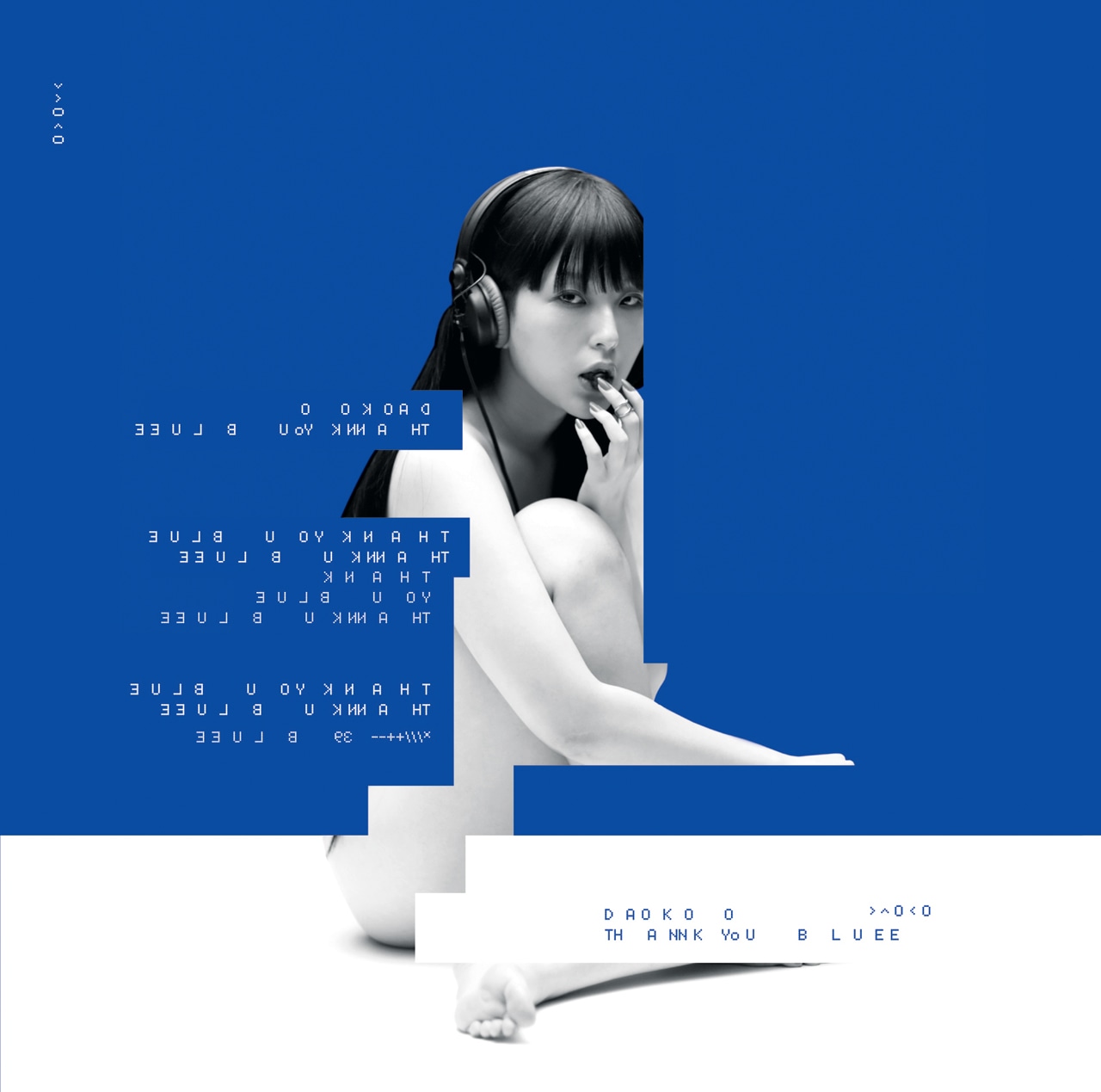 DAOKO「THANK YOU BLUE」初回限定盤ジャケット