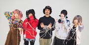 左から、ようなぴ、けちょん、加藤マニ、あの、しふぉん。