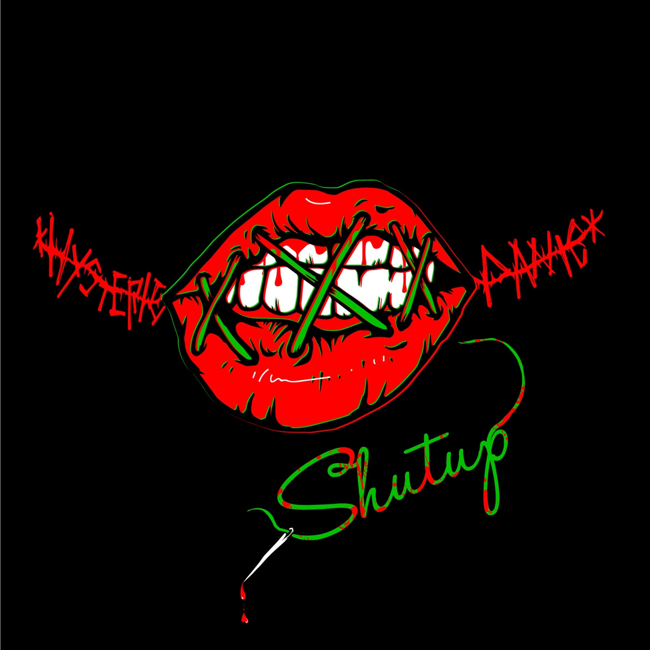 ヒステリックパニック「Shut up」ジャケット