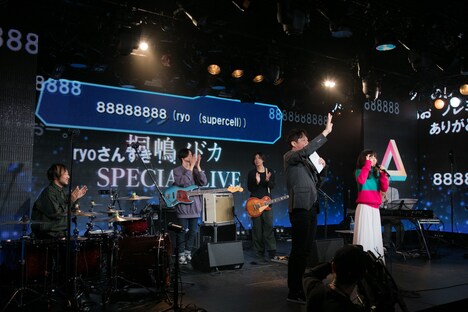 「【ryo (supercell)がニコ生に初参戦！】桐嶋ノドカSPECIAL LIVE ＠ 六本木ニコファーレ」の様子。（撮影：結城さやか）