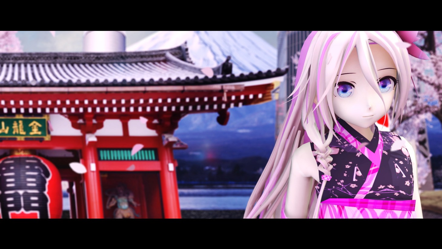 TeddyLoid「Invisible Lovers feat. IA」ミュージックビデオのワンシーン。