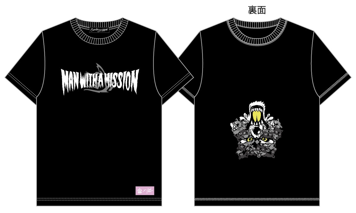 MAN WITH A MISSION×Candy Stripper「ジーザスTシャツ」デザイン