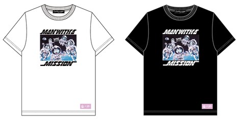 MAN WITH A MISSION×Candy Stripper「宇宙Tシャツ」デザイン