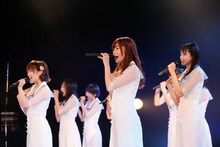 「STU48瀬戸内7県ツアー ～はじめまして、STU48です。～」広島・BLUE LIVE HIROSHIMA公演の様子。(C)STU