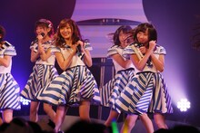 「STU48瀬戸内7県ツアー ～はじめまして、STU48です。～」広島・BLUE LIVE HIROSHIMA公演の様子。(C)STU