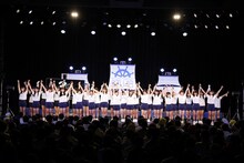 「STU48瀬戸内7県ツアー ～はじめまして、STU48です。～」広島・BLUE LIVE HIROSHIMA公演の様子。(C)STU