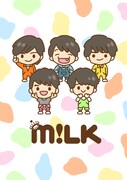 M!LKのLINEきせかえのイメージ。
