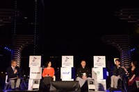 「東京2020参画プログラム 文化オリンピアードナイト」トークセッションの様子。