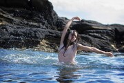「The Sea」撮影時の様子。(撮影:菅原康太)
