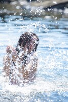 「The Sea」撮影時の様子。（撮影：菅原康太）