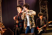 東京スカパラダイスオーケストラと「ラッパと娘」をコラボする光村龍哉（NICO Touches the Walls）。（Photo by HAJIME KAMIIISAKA）