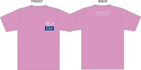 夜の本気ダンス×ZIMA オリジナルTシャツイメージ。