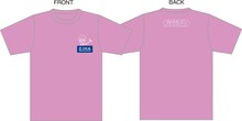 夜の本気ダンス×ZIMA オリジナルTシャツイメージ。