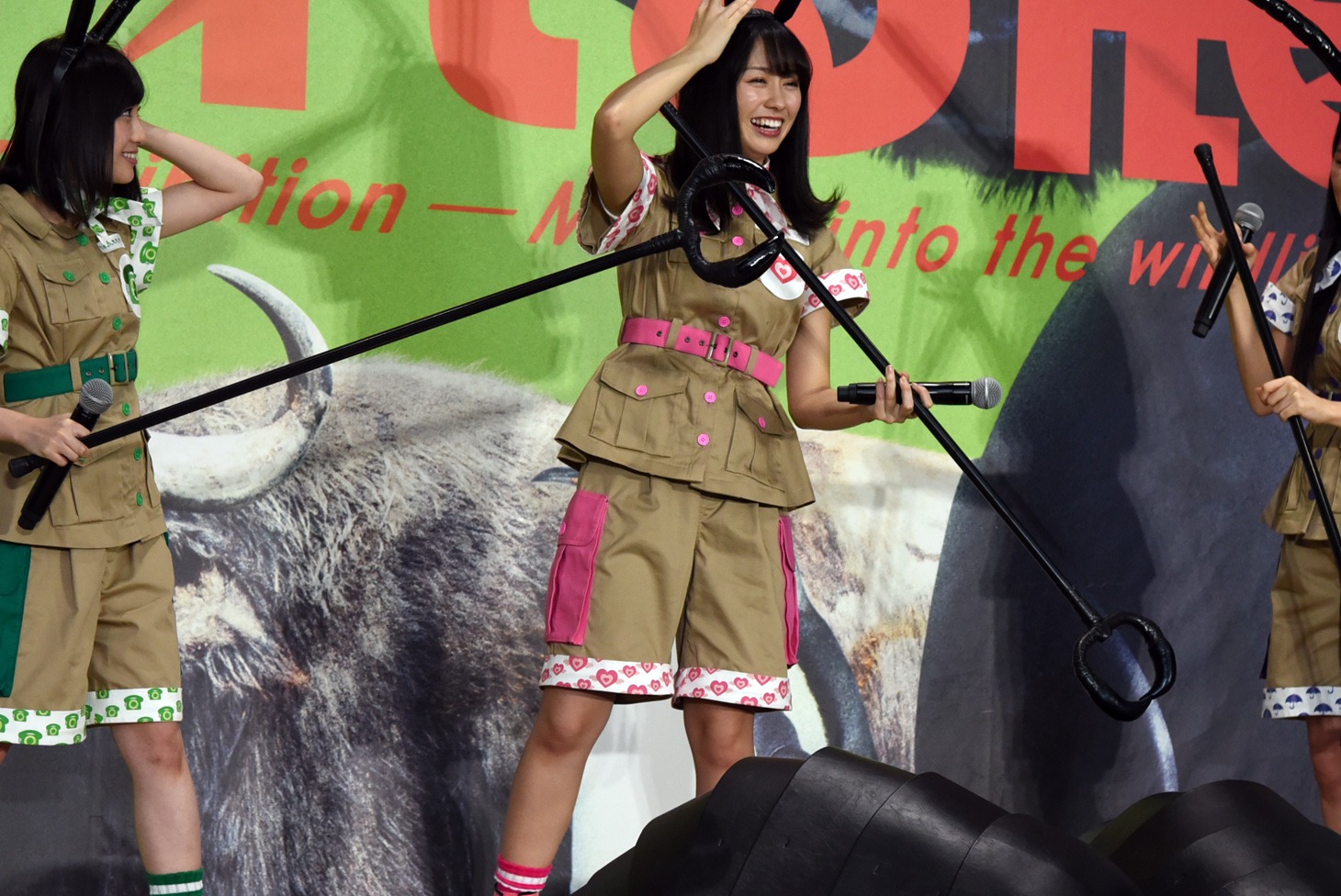 もしもしももかちゃんとぽっぽーあーりん。